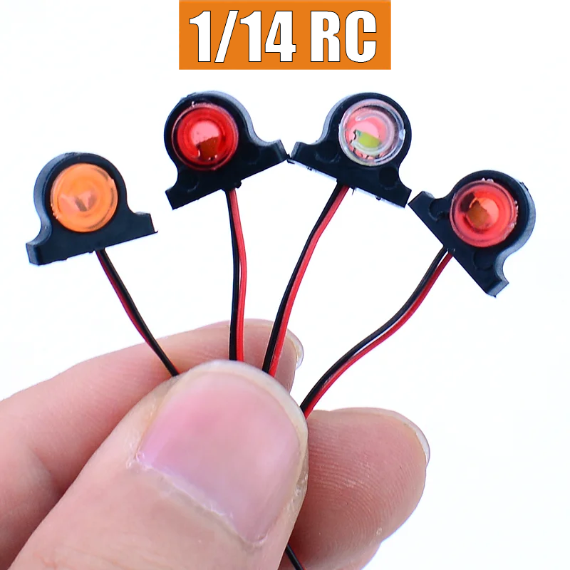 Rc Hobby Grade Truck - 1:14 RC-Muldenkipper mit 2 LED-Positionsleuchten und