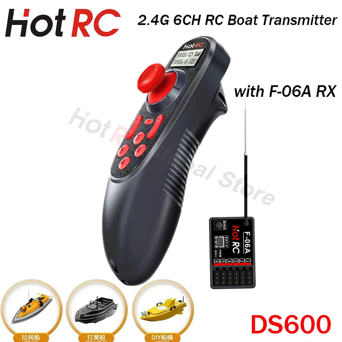Rc Hobby Shops - HOTRC DS600 6CH 6 Kanal 2,4G